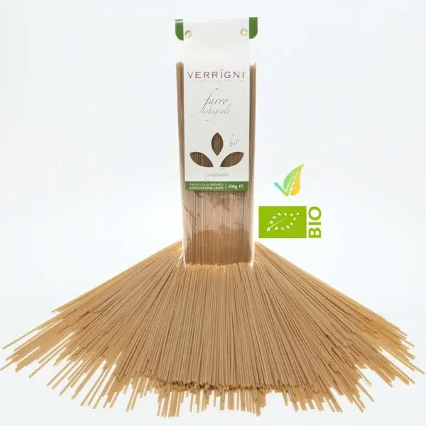 Spaghetto di Farro Integrale Biologico