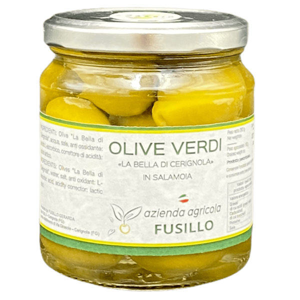 Olive Grandi verdi La Bella di Cerignola