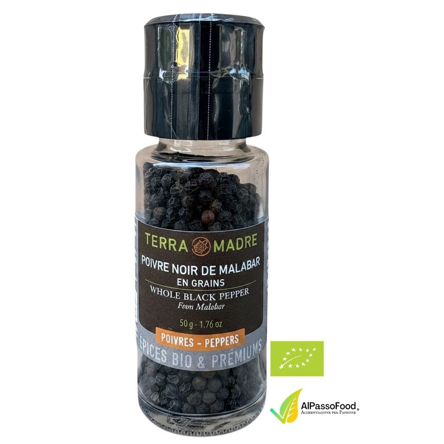 Pepe Nero di Malabar in Grani Biologico