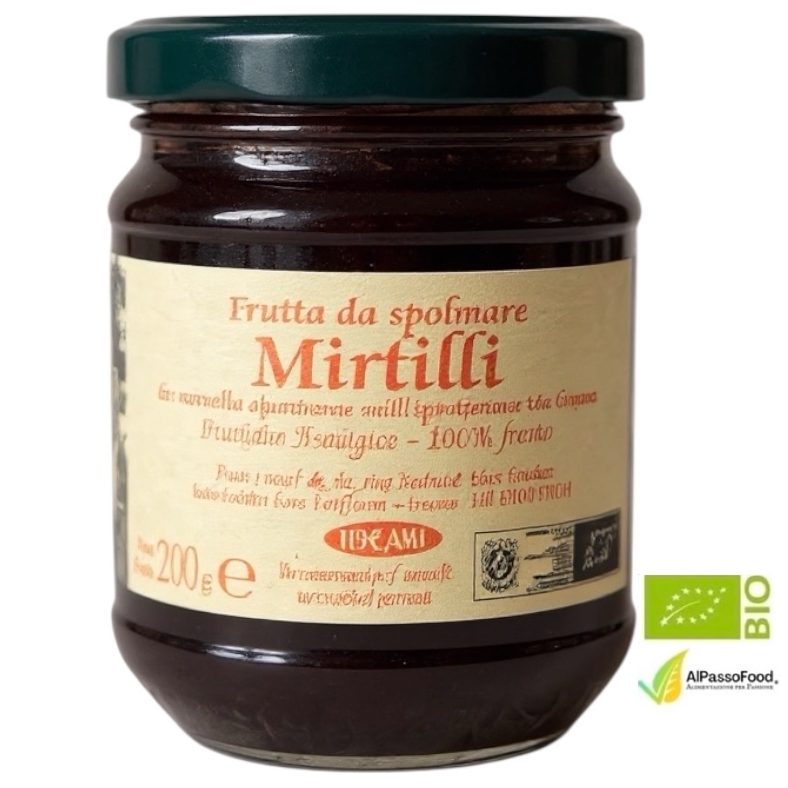 frutta da spalmare mirtilli biologici