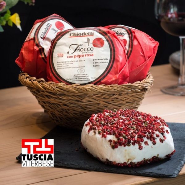 Brie con pepe rosa