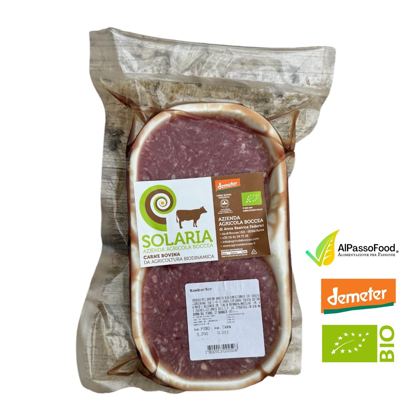 Hamburger Extra Biodinamico