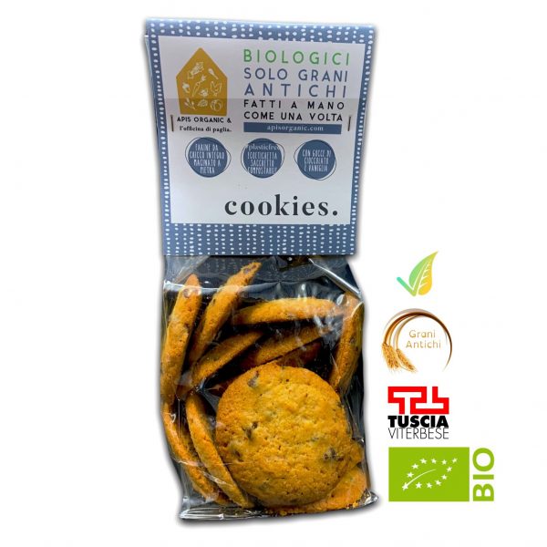 Cookies con Goccie di Cioccolato Biologico