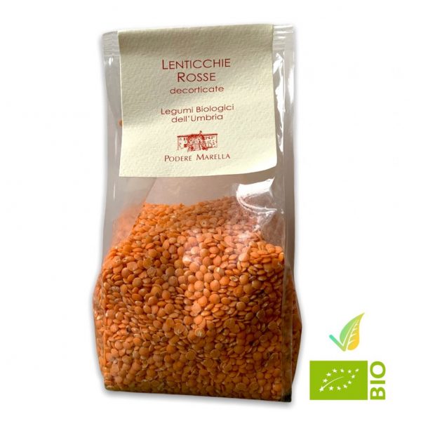 Lenticchie Rosse Decorticate Biologiche