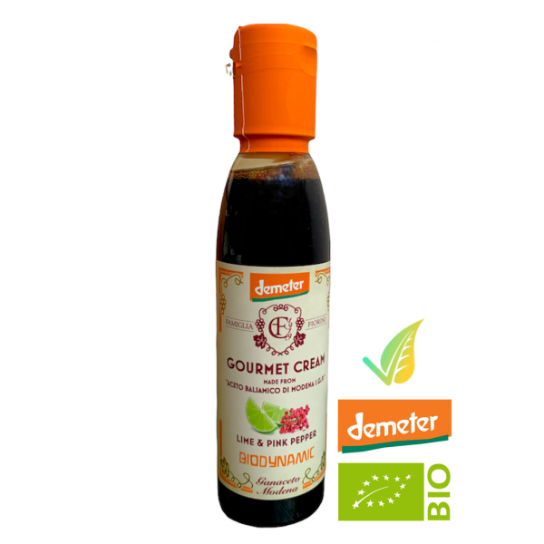 Crema di Aceto con Lime e Pepe Rosa