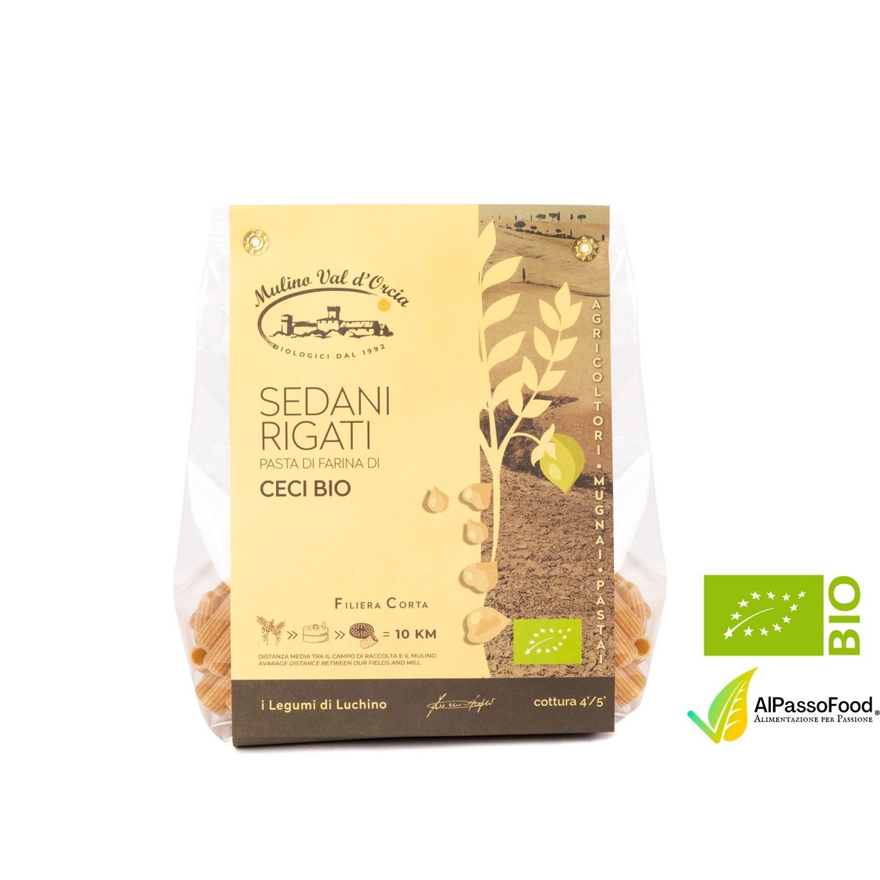 Sedanini di Ceci Biologico