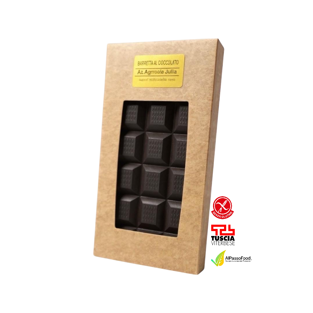 Barretta di Cioccolato Fondente con Nocciole