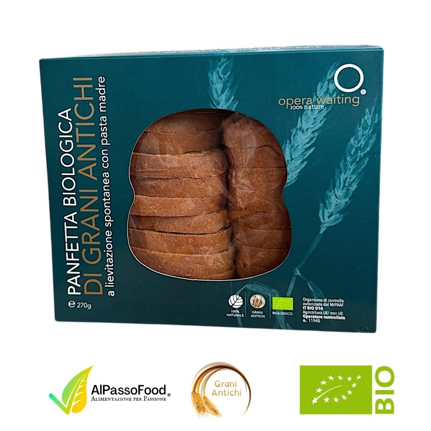 Fette Biscottate Panfetta di Grani Antichi Biologico