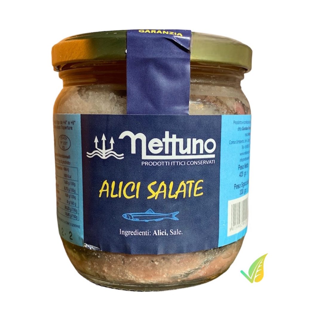 Alici di Cetara sotto sale
