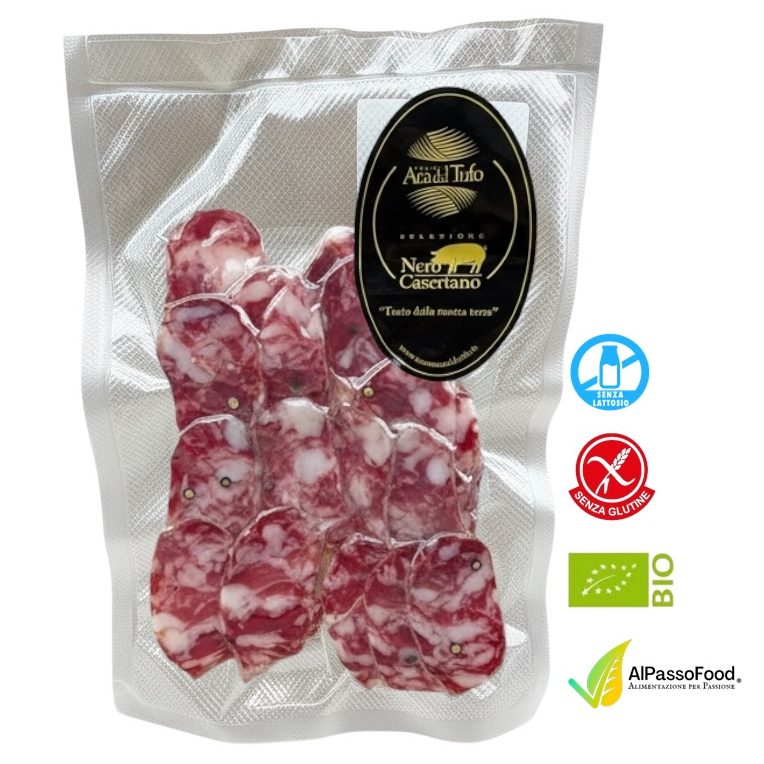 Salame di Maiale Nero Casertano Biologico Affettato