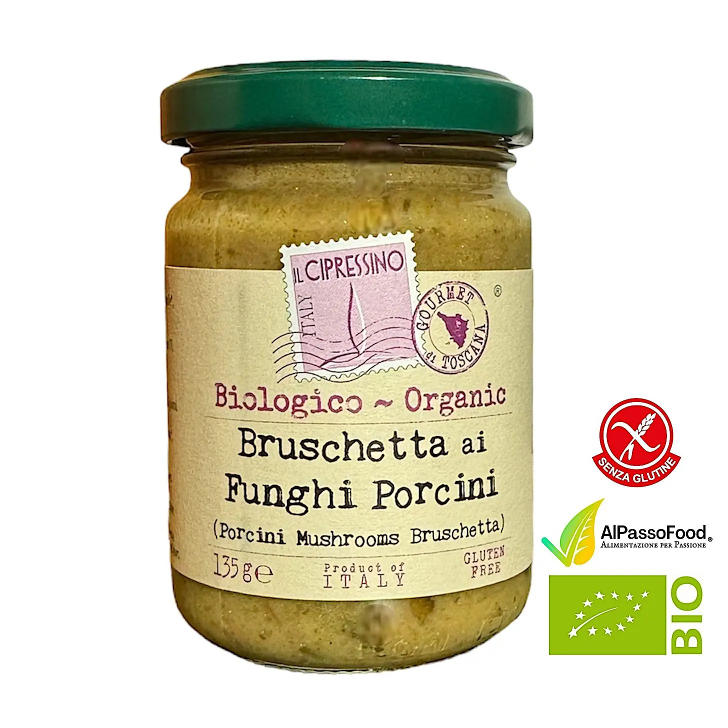 Bruschetta ai Funghi Porcini Biologico