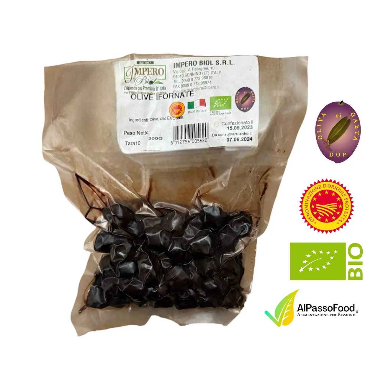 Le Olive Infornate Biologiche