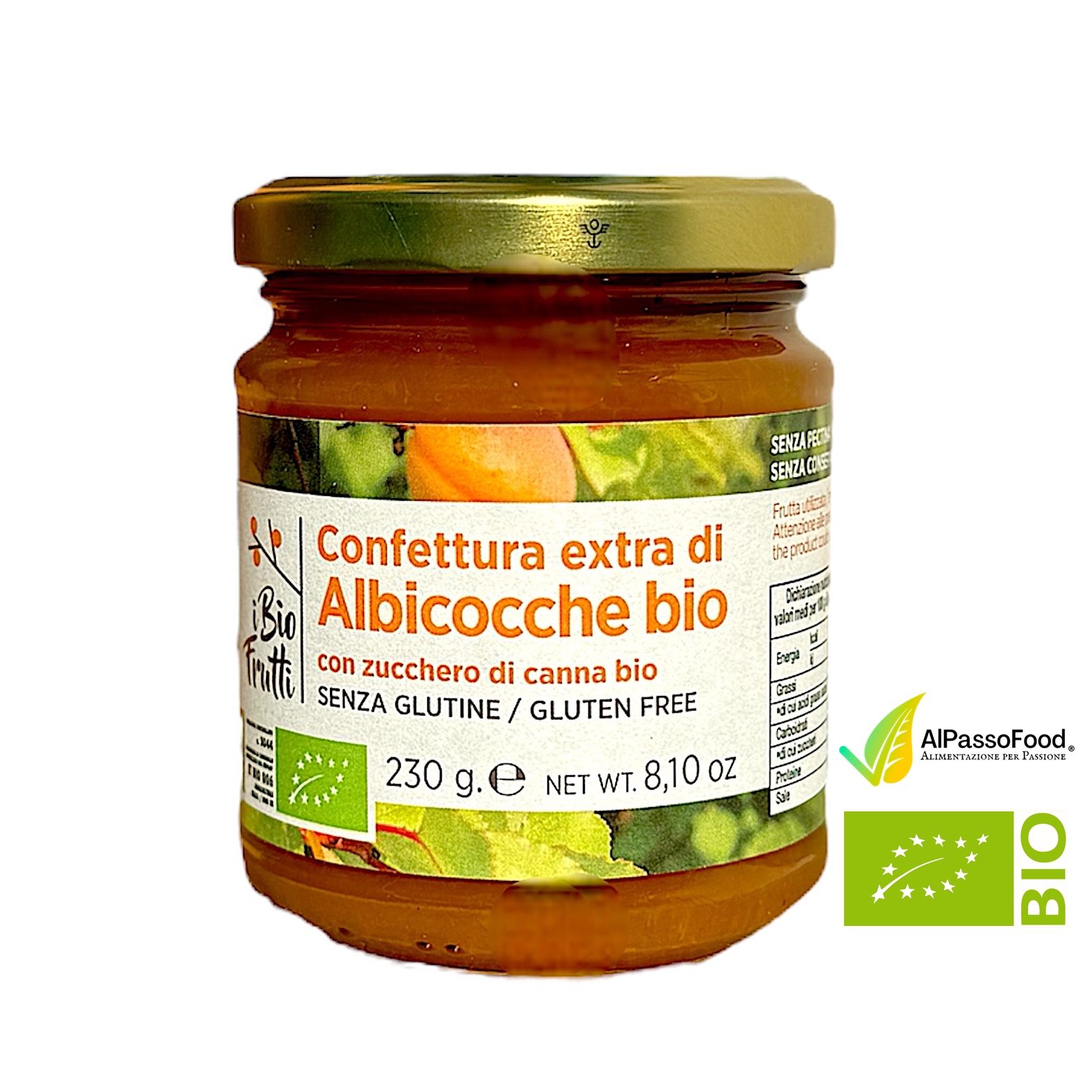 Confettura extra di Albicocche Biologiche