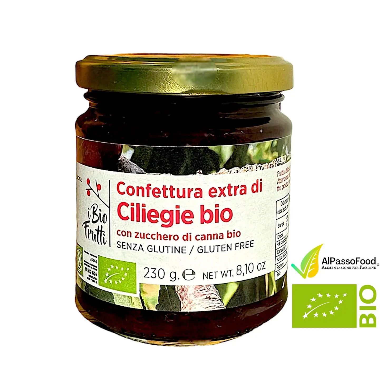 Confettura extra di Ciliegie Biologiche