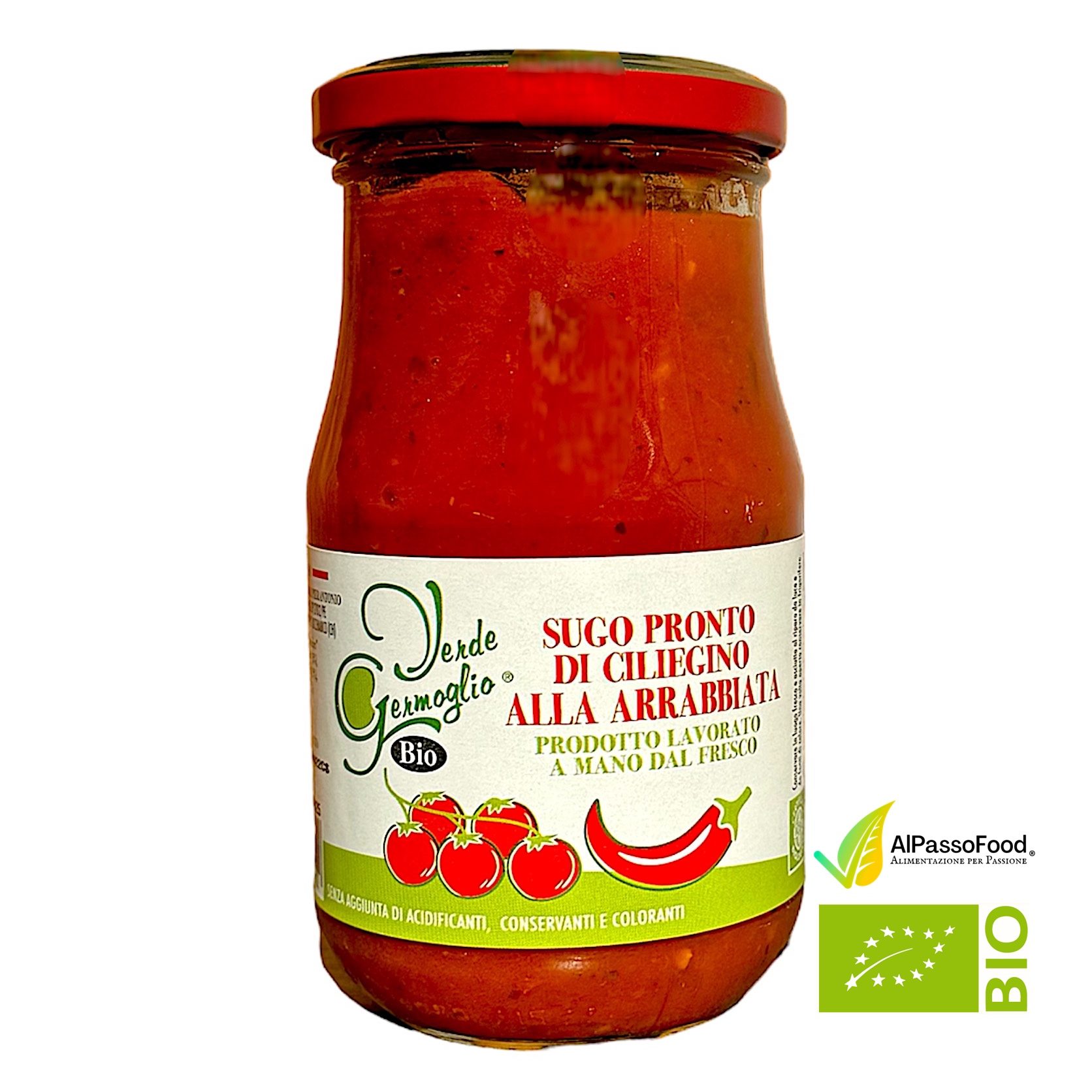 Sugo di Ciliegino all'Arrabbiata Biologico