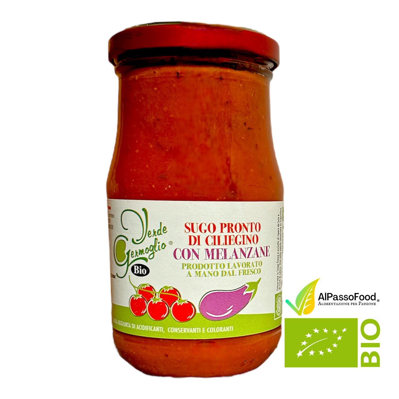 Sugo di Ciliegino con Melanzane Biologico
