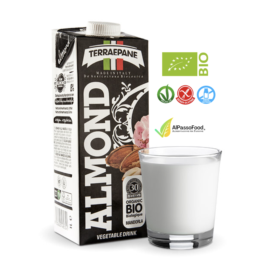 Latte di Mandorle Siciliane Biologiche