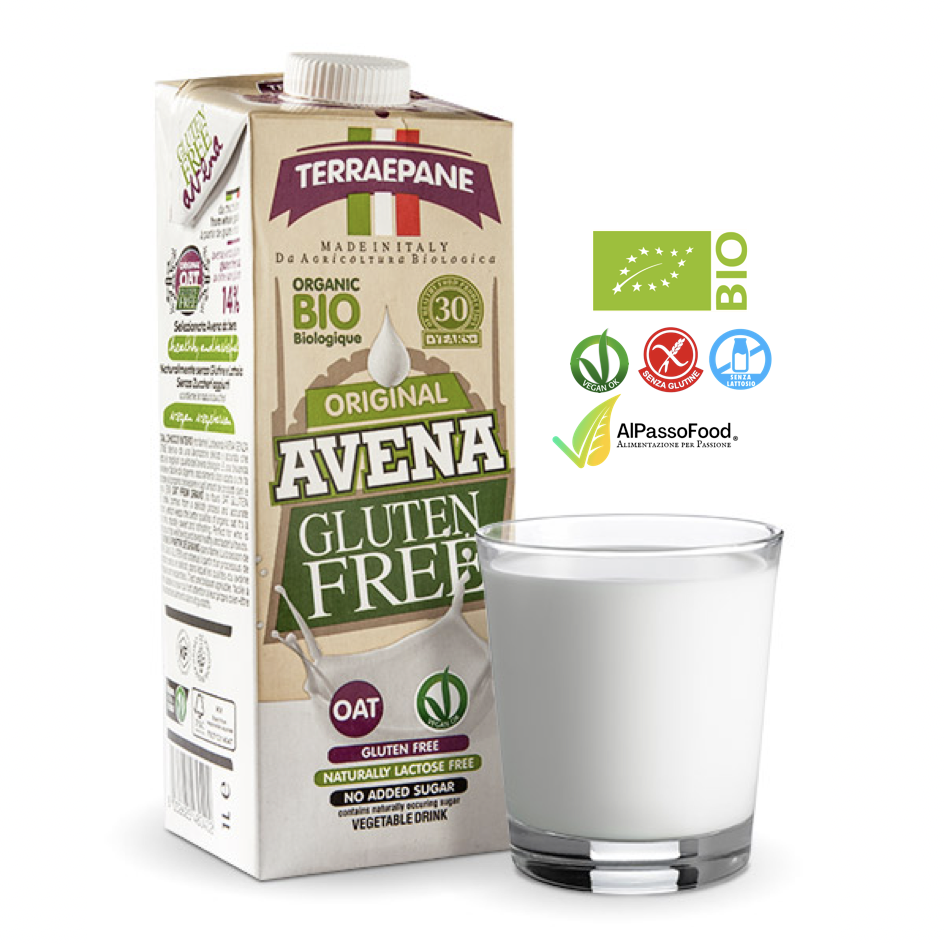 Latte di Avena Senza Glutine Biologico