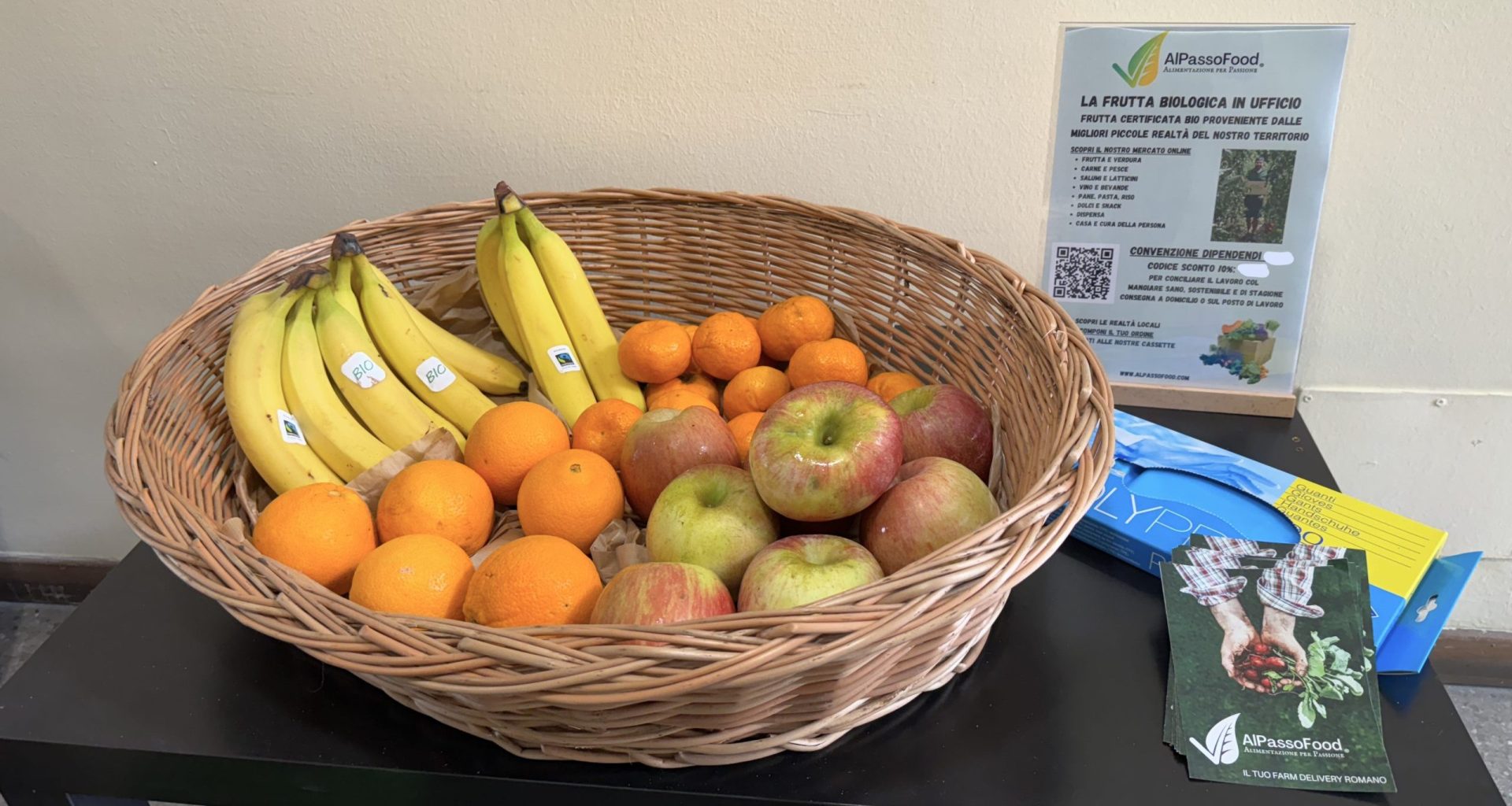 Cassetta di Frutta per Uffici Biologica
