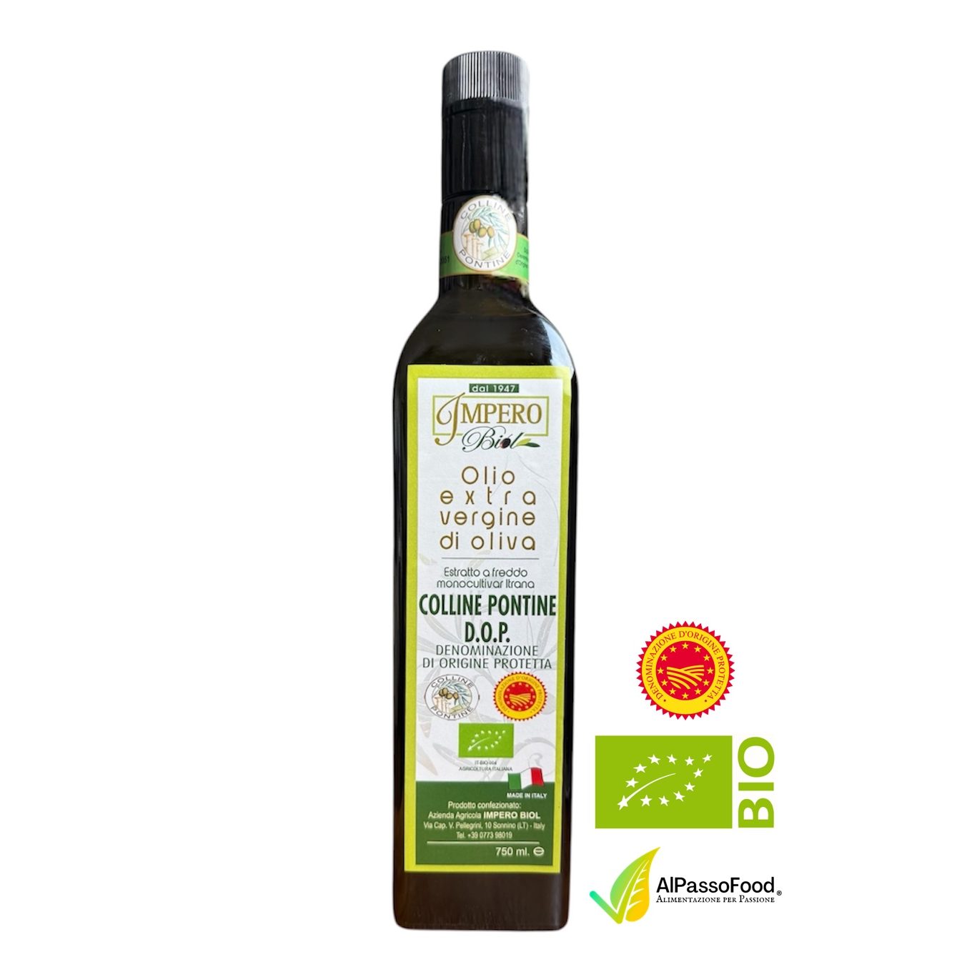 Olio di oliva colline pontine dop