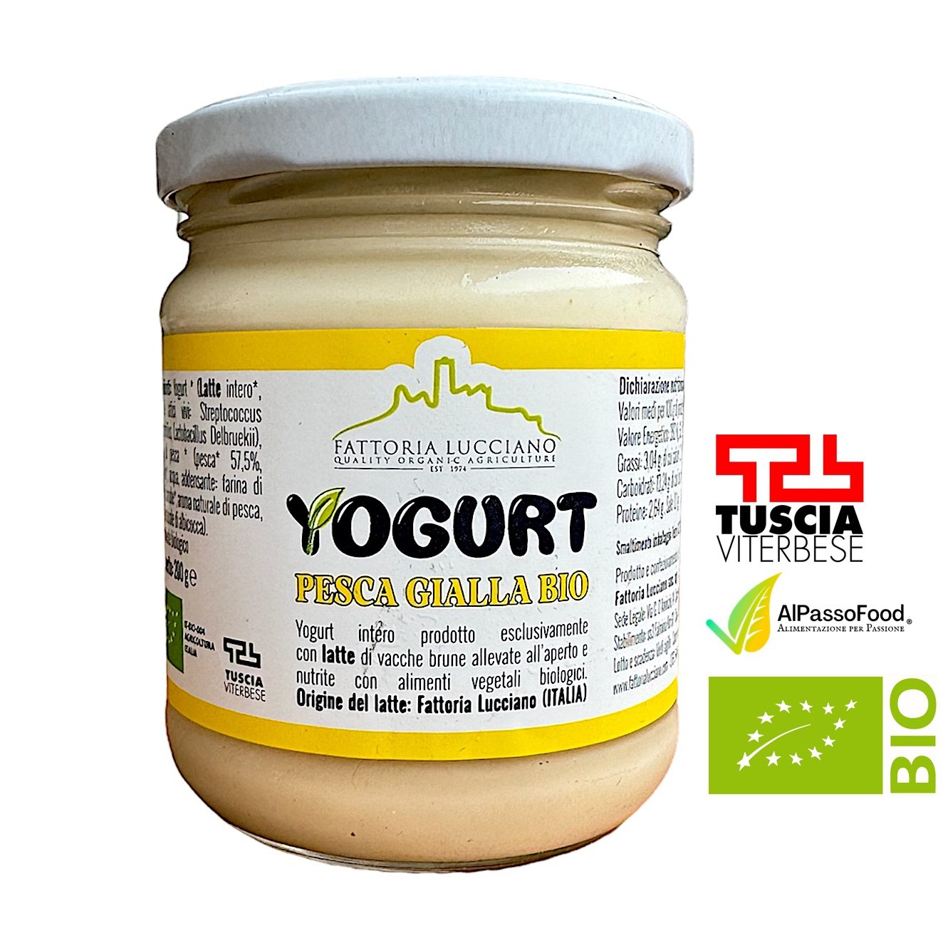 Yogurt alla Pesca Gialla Biologico