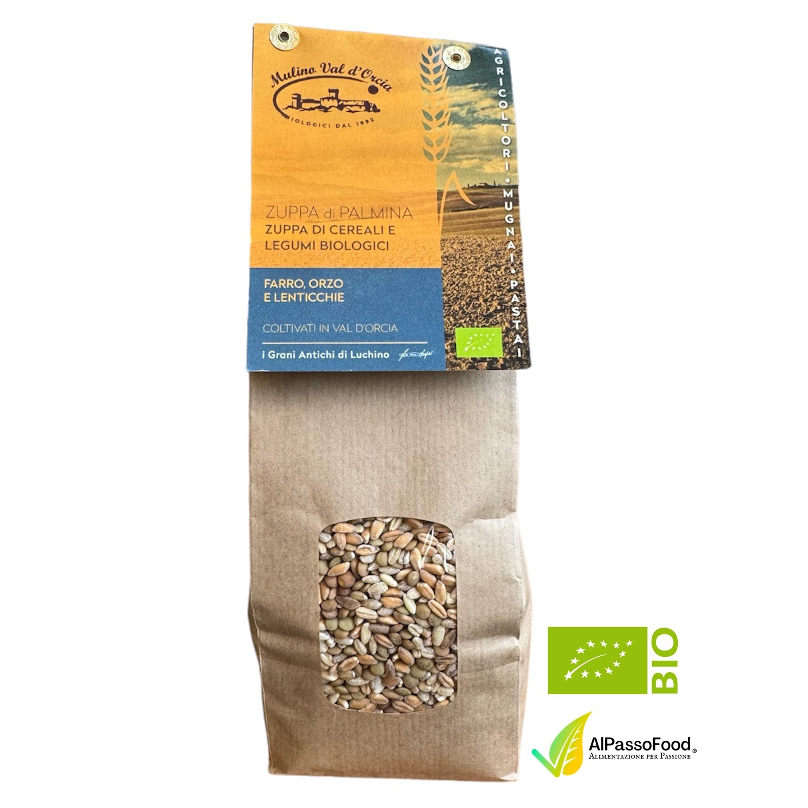 Zuppa di Palmina Farro Orzo Lenticchie Biologico