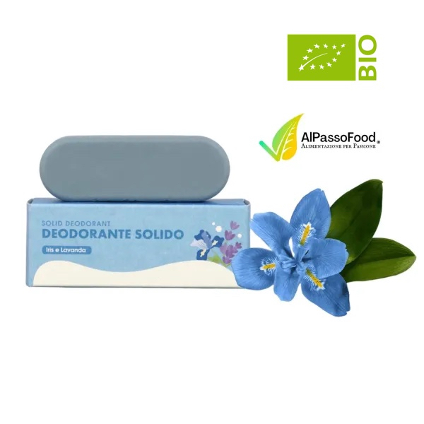 Deodorante Solido Iris e Lavanda Biologico
