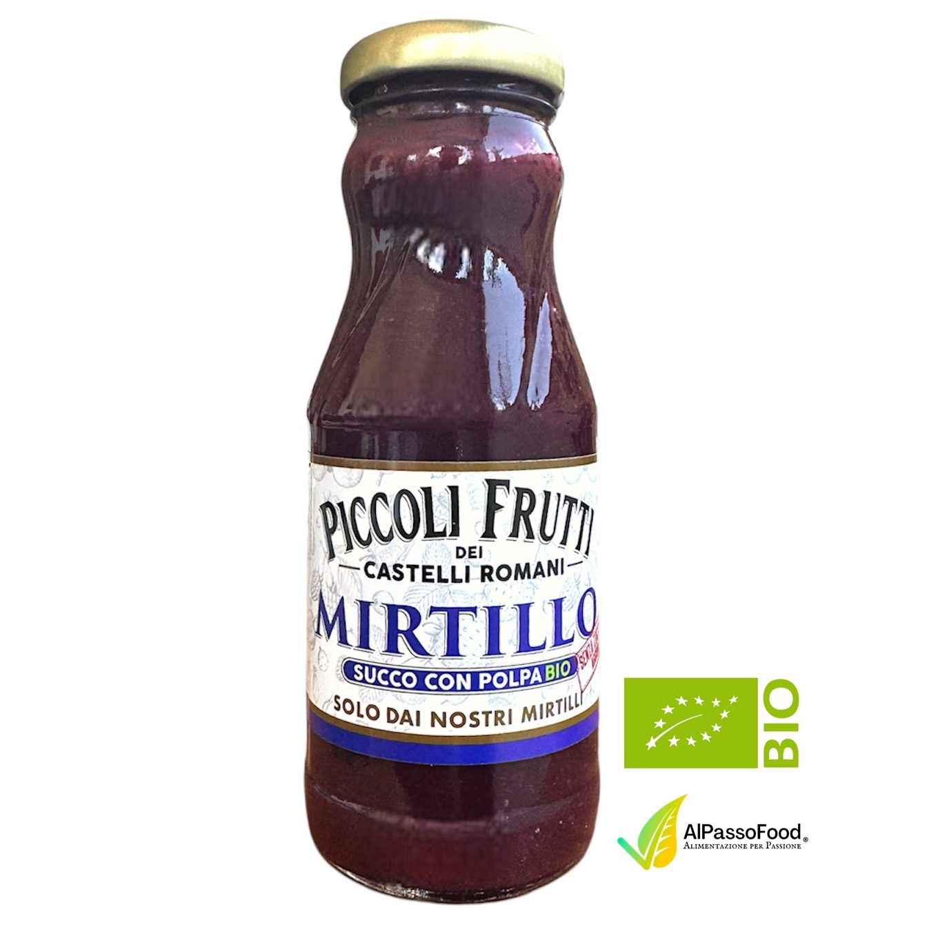 Succo di Mirtilli con Polpa Biologico