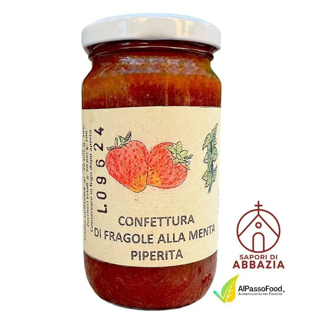 Confettura di Fragole alla Menta Peperita