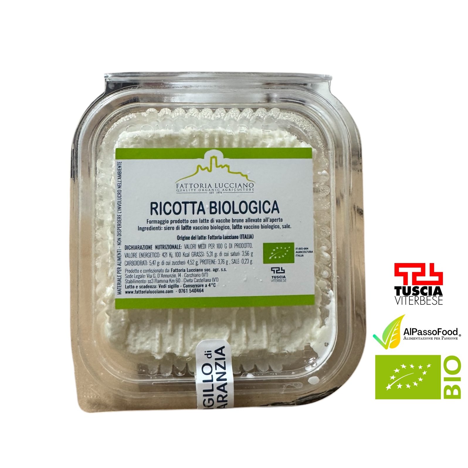 Ricotta biologica tuscia