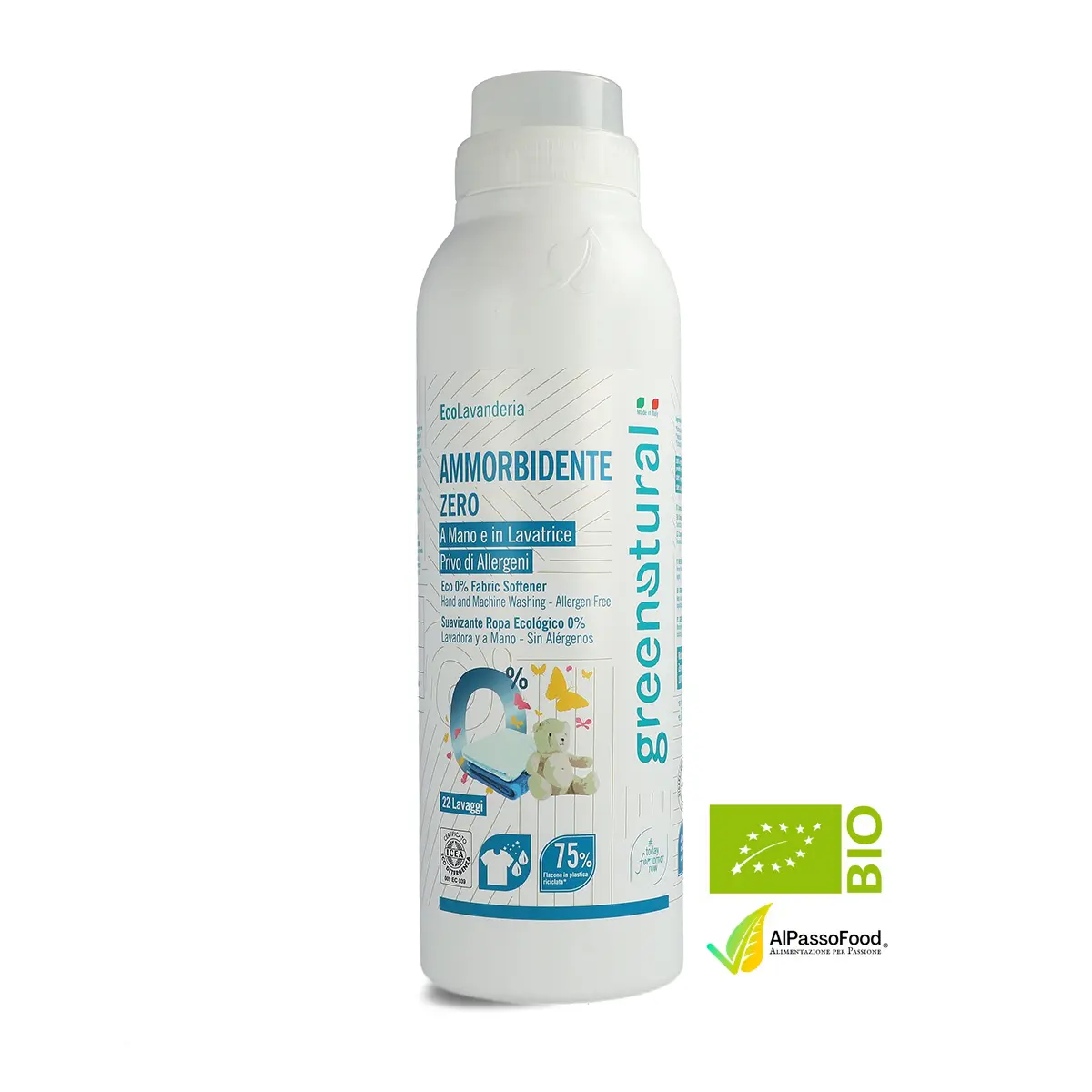 Ammorbidente Zero Privo di Allergeni