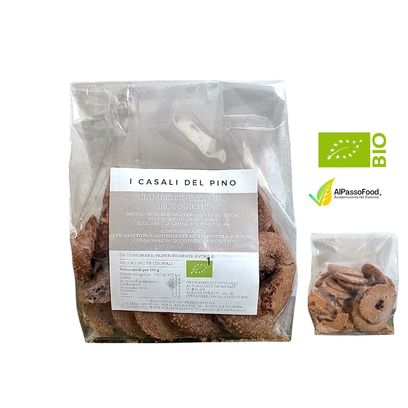 Ciambelline al Vino Biologiche