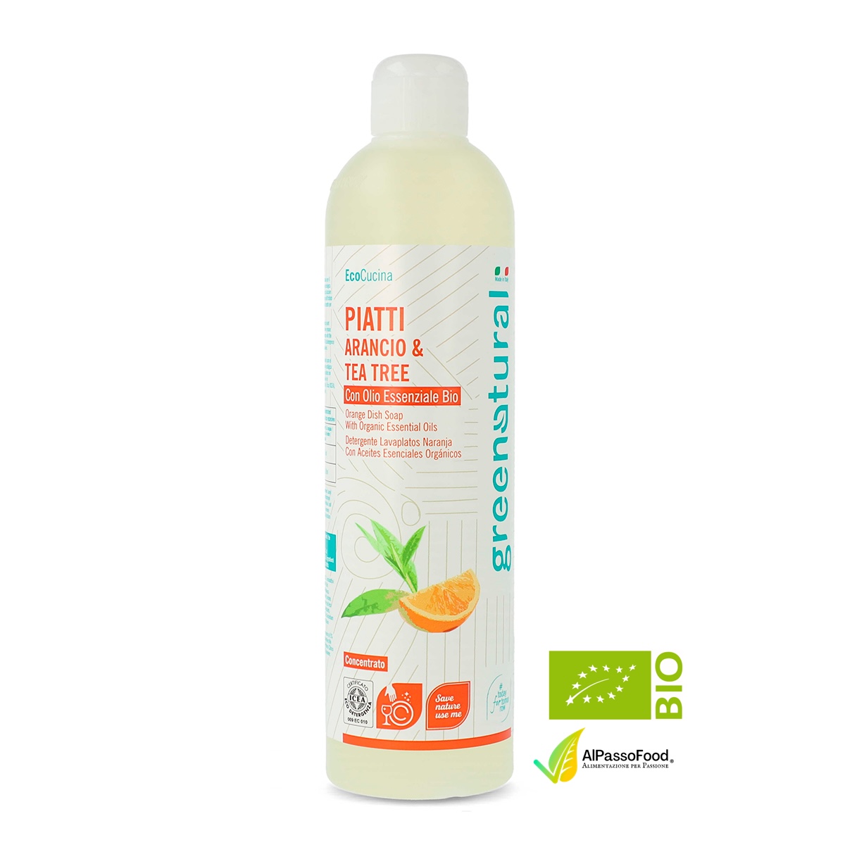 Piatti Arancio e Tea Tree