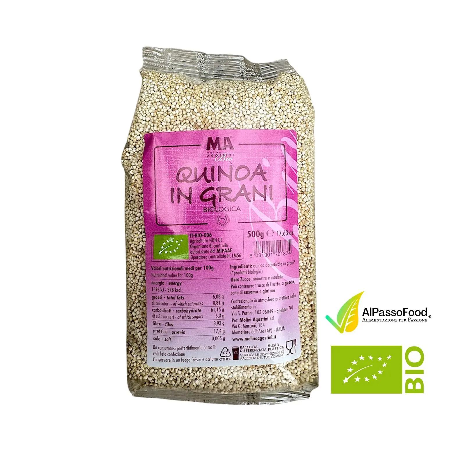 Quinoa Bianca Biologica