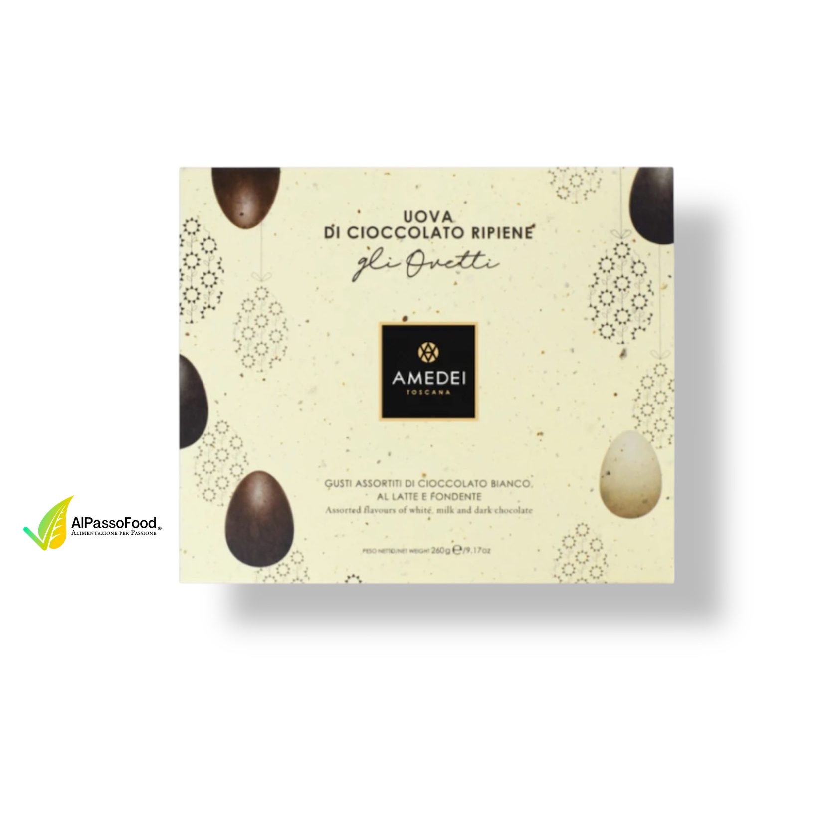 Ovetti Amedei di Cioccolato Ripieno