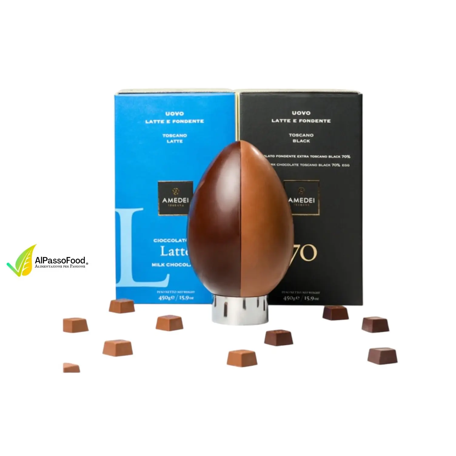 Uovo Bigusto Latte e Fondente Amedei