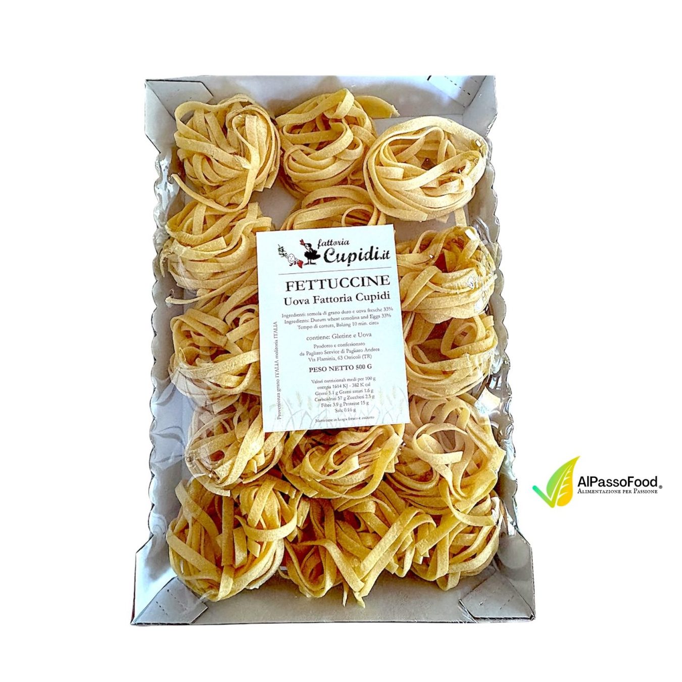 Fettuccine all'Uovo Fattoria Cupidi