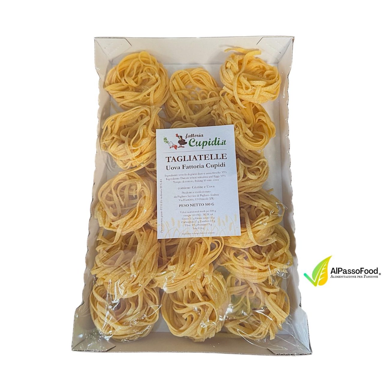 Tagliatelle all'Uovo Fresco Fattoria Cupidi