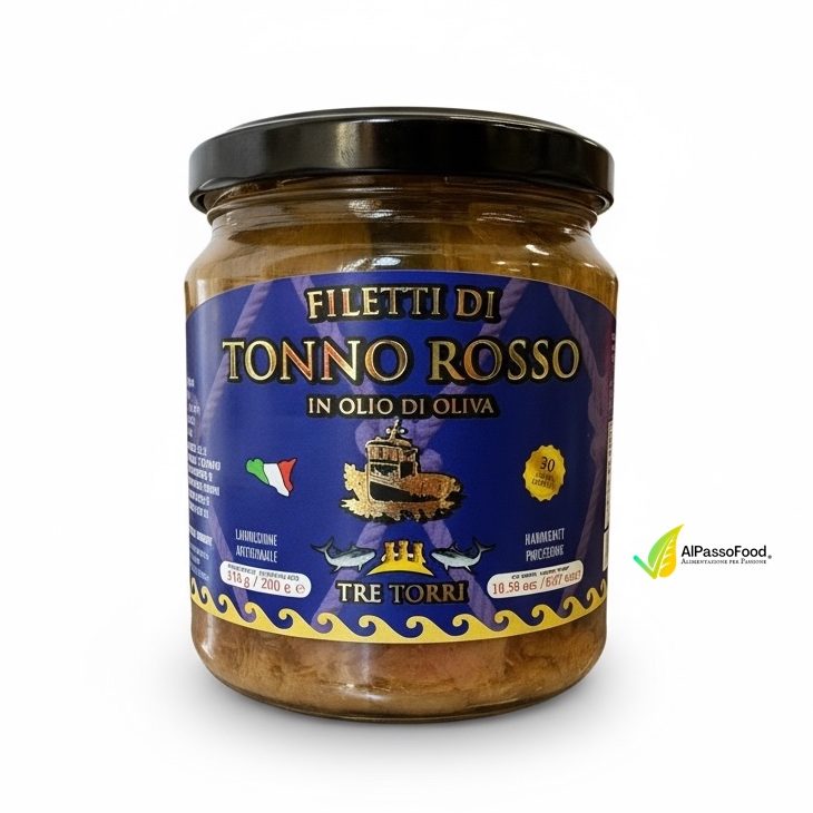 Filetti di Tonno Rosso del Mediterraneo in olio di oliva