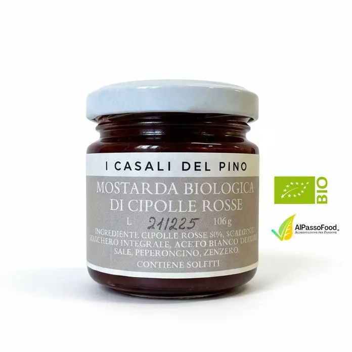 Mostarda di Cipolle Rosse Biologica