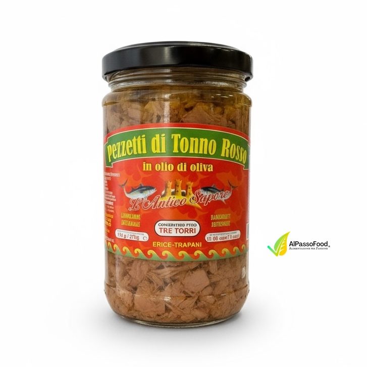 Pezzetti di Tonno Rosso in Olio di Oliva