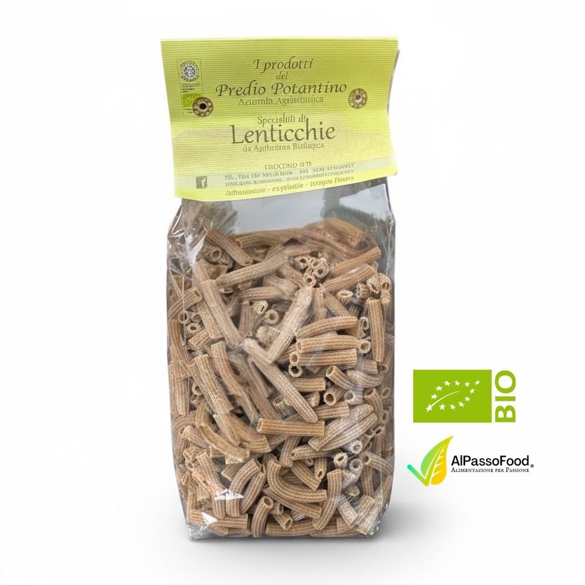 Sedanini Rigati di Lenticchie Biologico