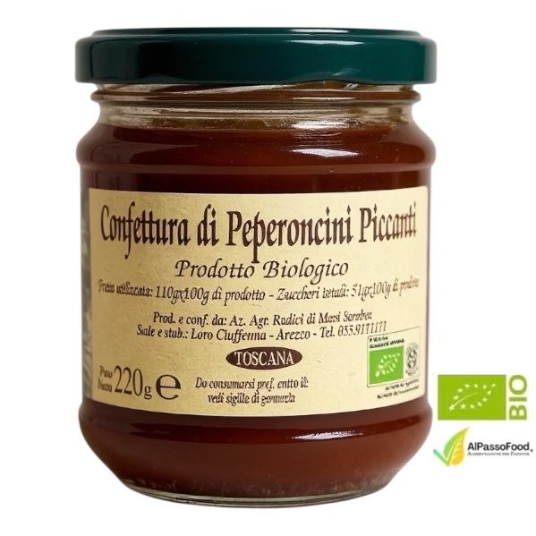 confettura peperoncini piccanti biologica