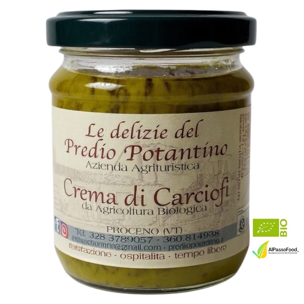 crema di carciofi biologici