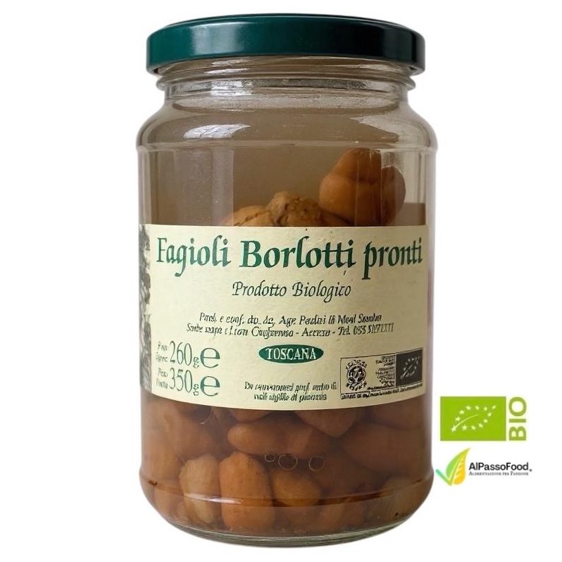 fagioli borlotti cotti biologici