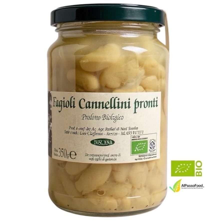 fagioli cannellini cotti biologici
