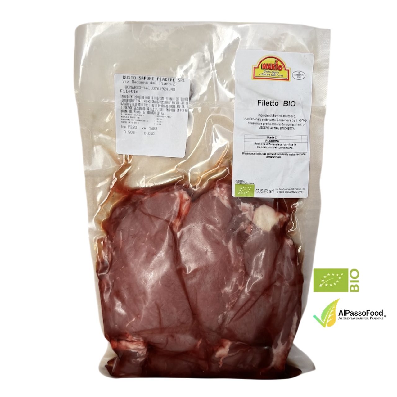 Filetto di bovino biologico