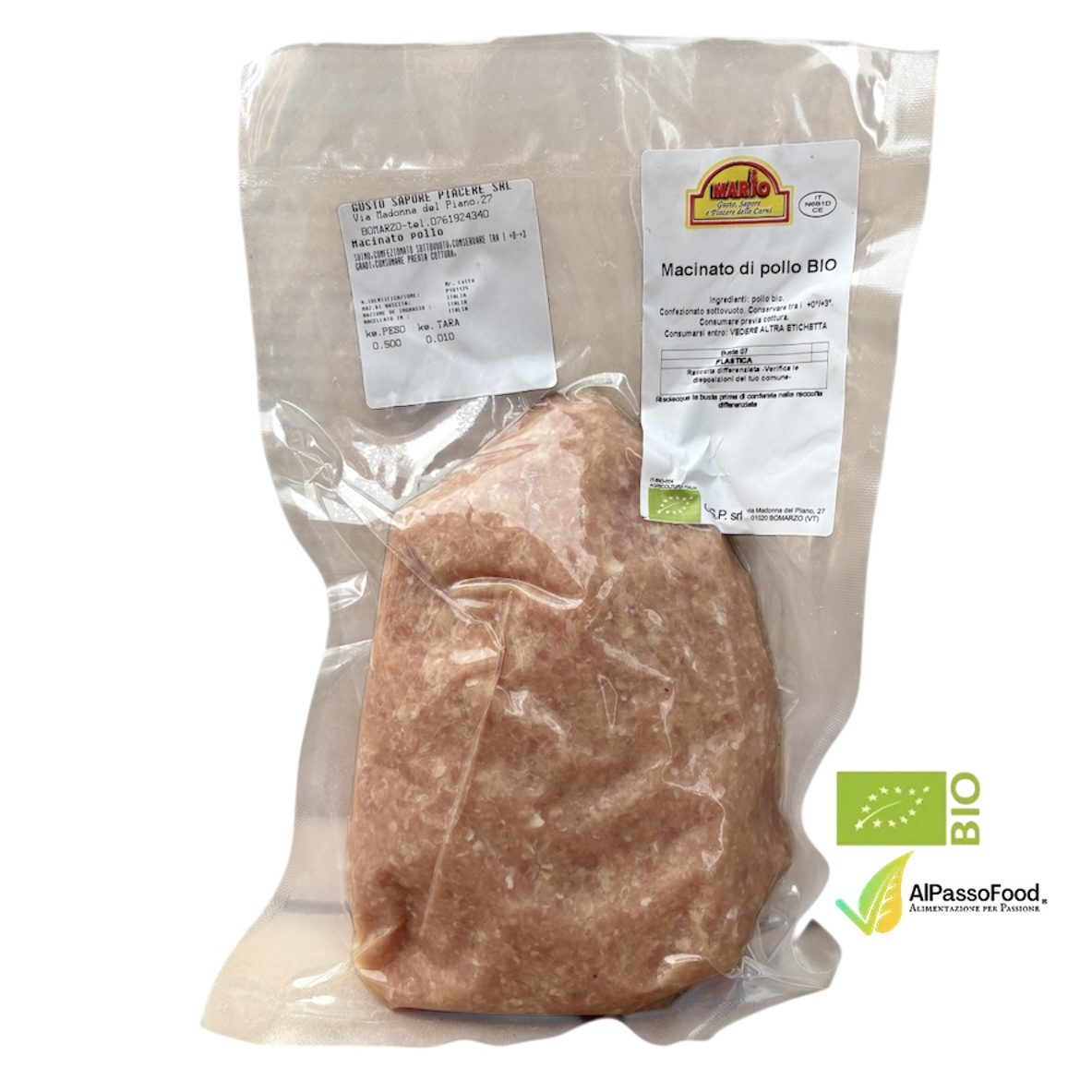 Macinato di Pollo biologico