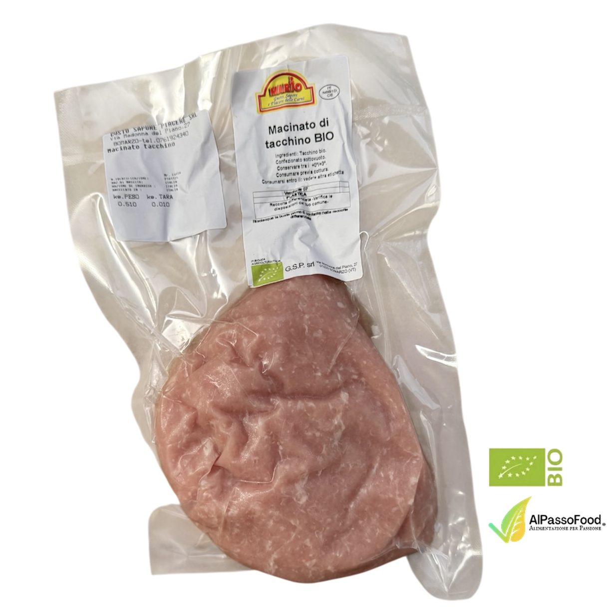 Macinato di Tacchino Biologico