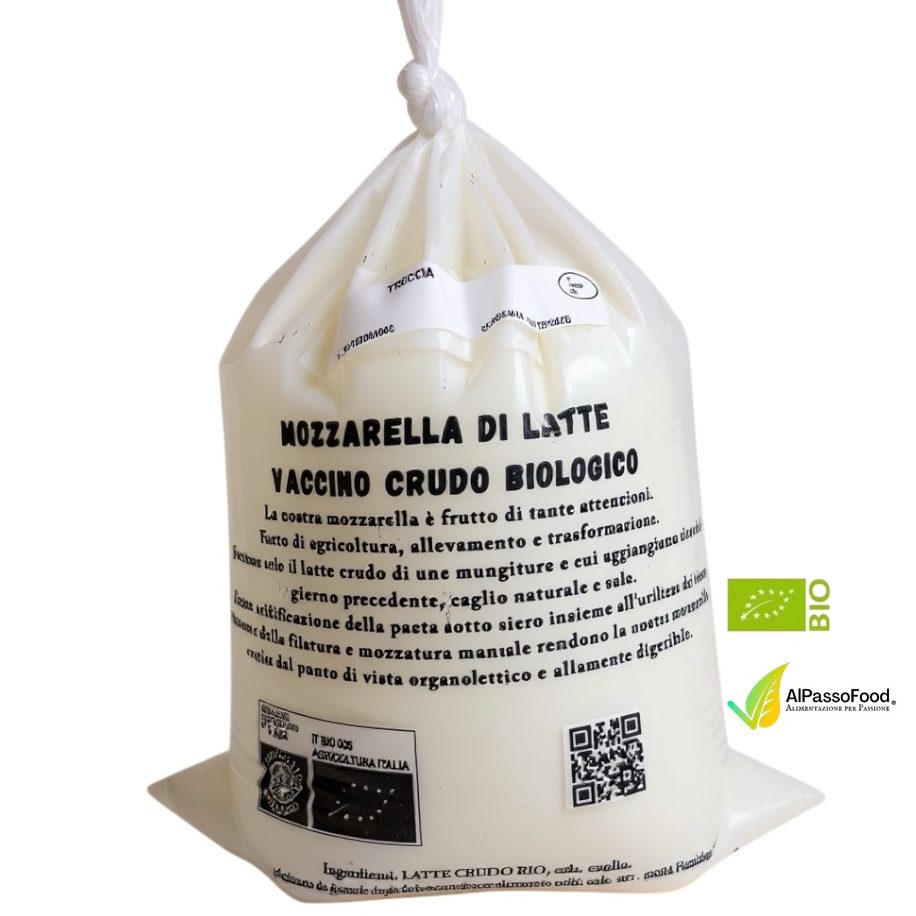Treccia di Latte Vaccino Crudo Biologico